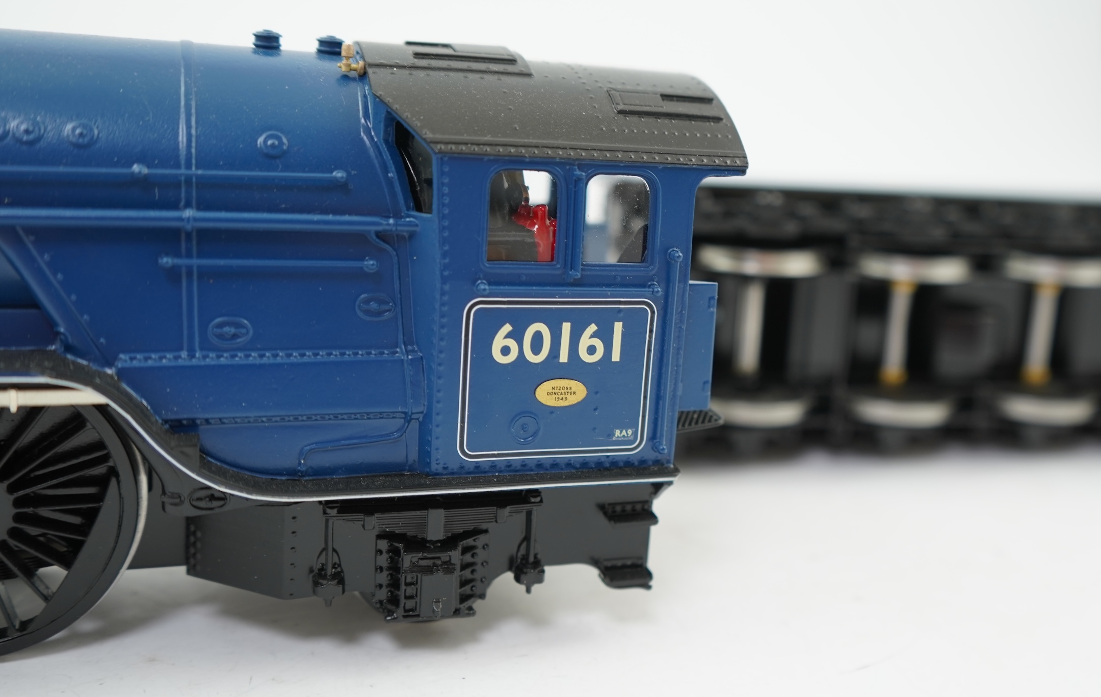 An 0 Gauge DJH Models model of BR Peppercorn Class A1, North British 60161, 4-6-2 tender locomotive, powered for two rail operation.